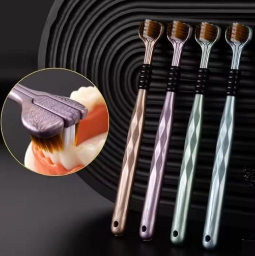 3 SIded Tooth Brush Pack of 2